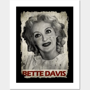 Bette Davis Scary Eyes Posters and Art